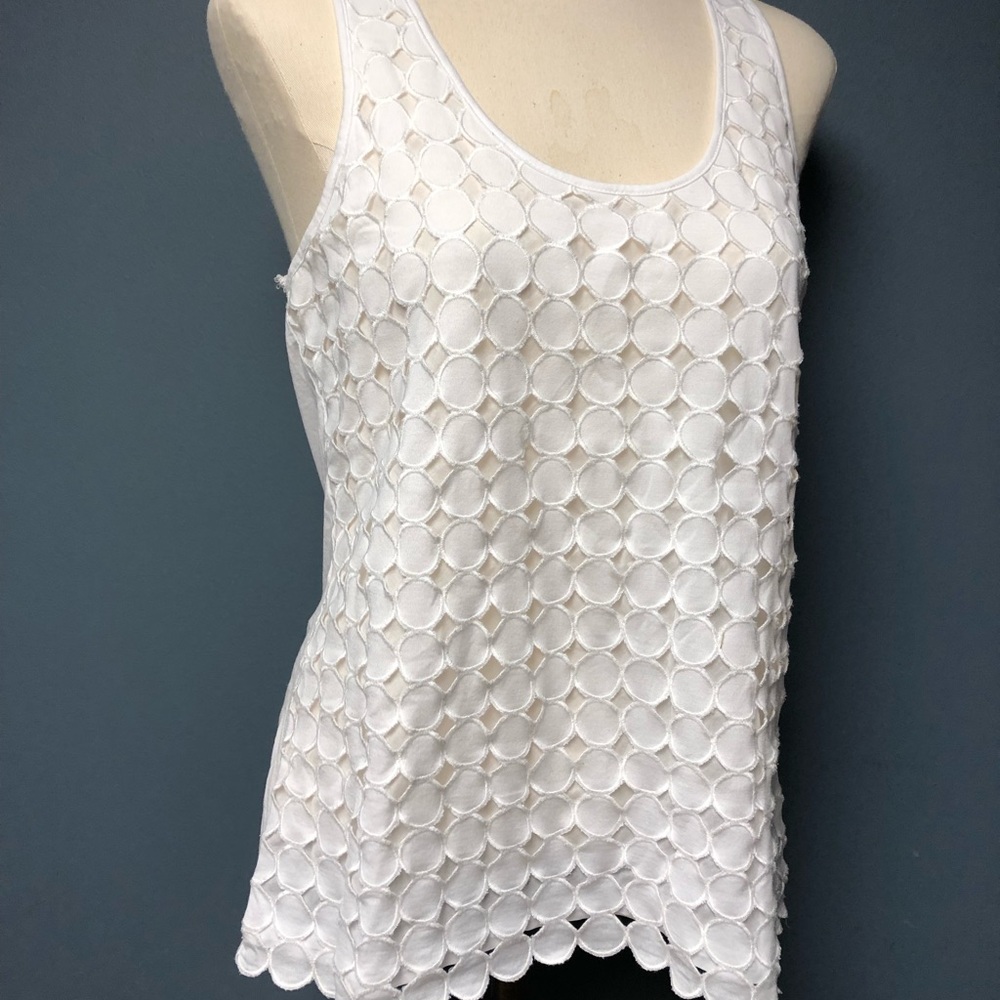 Women’s small J.Crew white tank super cute